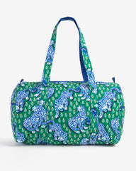 Tiger Queen - Quilted Duffle Bag - Jade - Printfresh