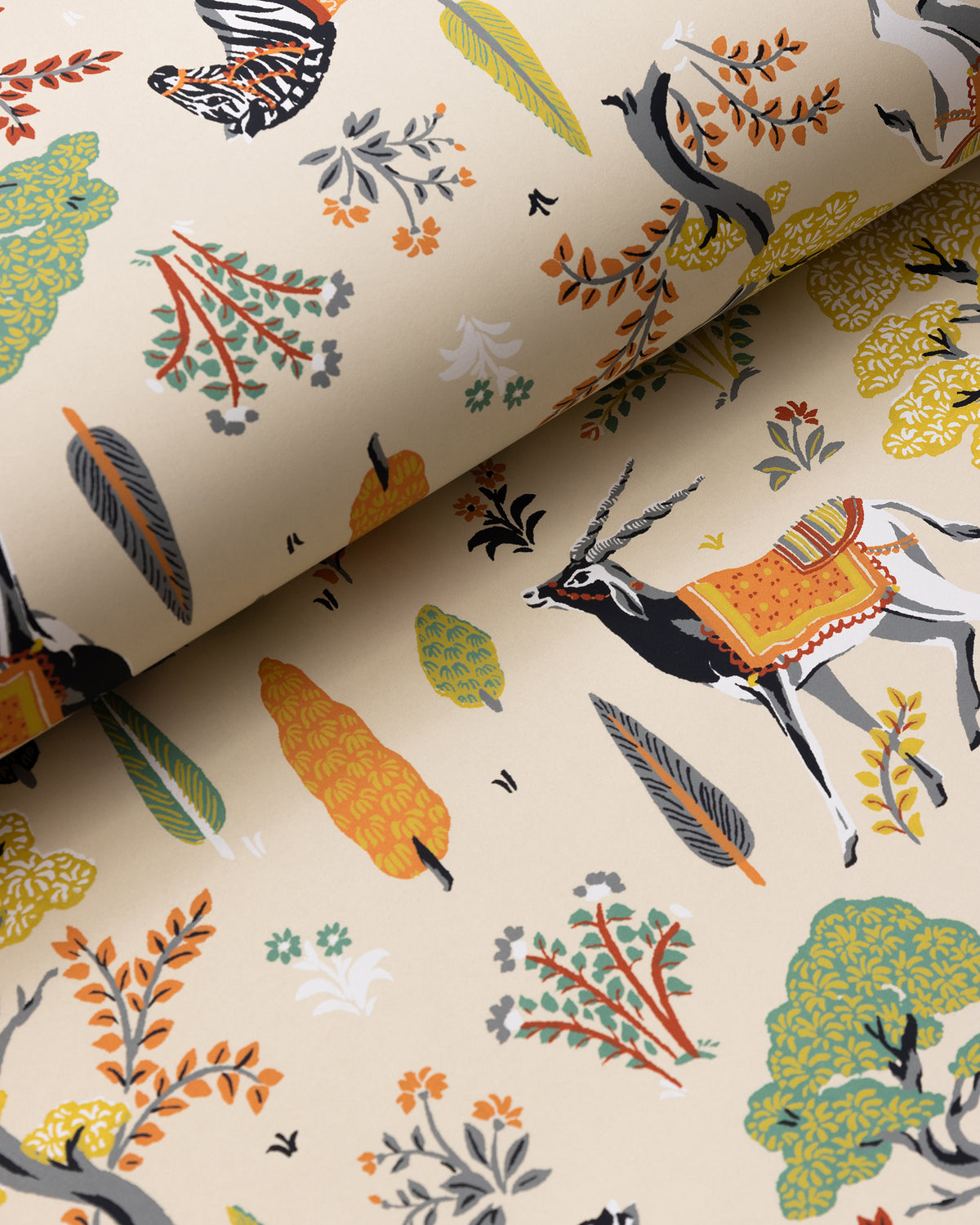 Antelopes Forest Wallpaper Double Roll