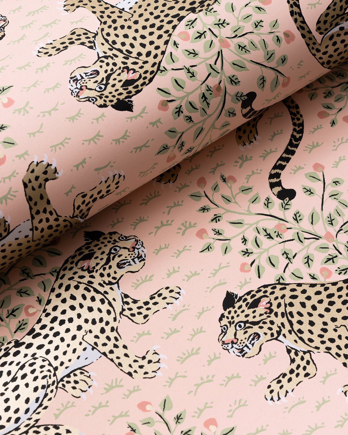 Bagheera Wallpaper Double Roll Blush