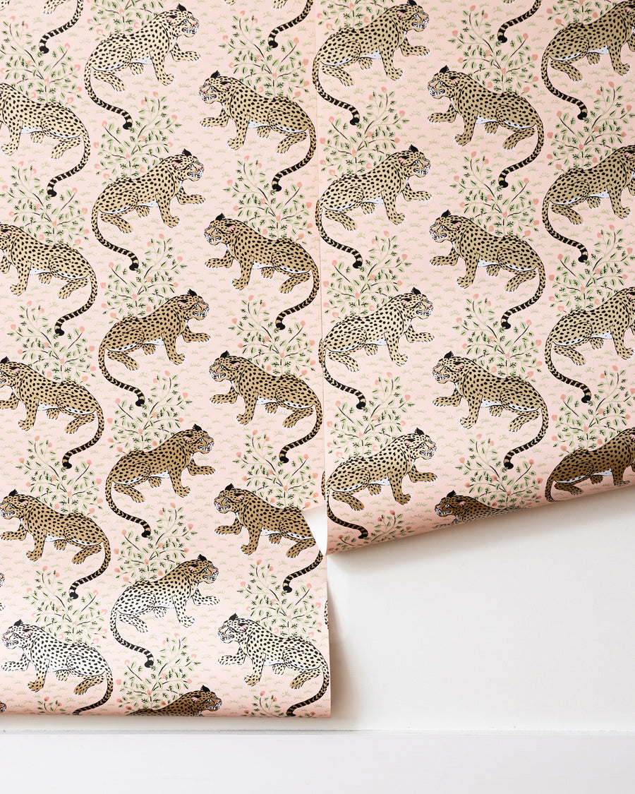 Bagheera - Wallpaper Double Roll - Blush - Printfresh
