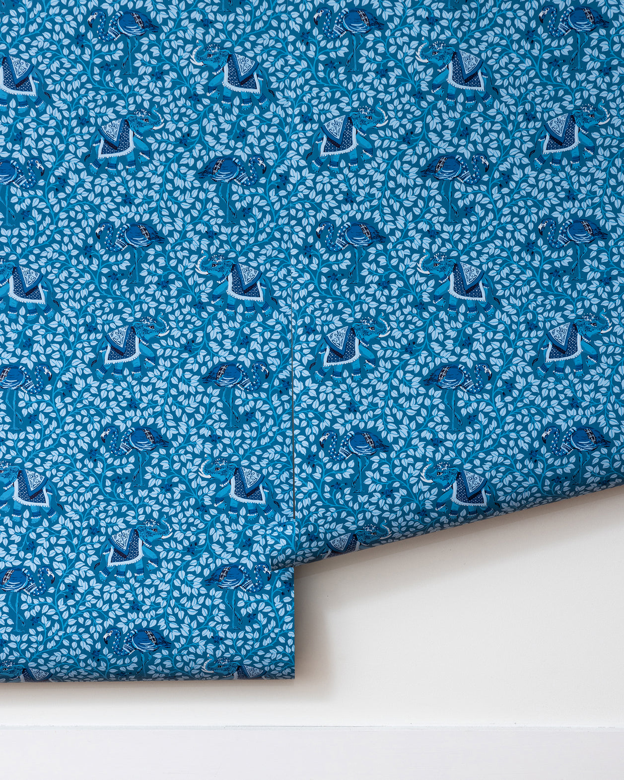 Flamenco - Wallpaper Double Roll - Indigo - Printfresh