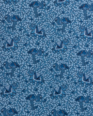 Flamenco - Wallpaper Double Roll - Indigo - Printfresh