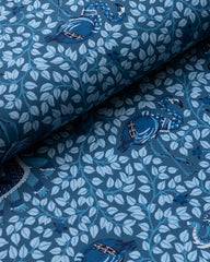 Flamenco - Wallpaper Double Roll - Indigo - Printfresh