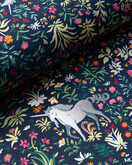 Unicorn's Garden - Wallpaper Double Roll - Indigo - Printfresh