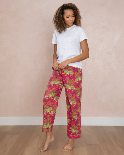 Bagheera - T-Shirt and Pajama Pants Bundle - Hot Pink/Cloud - Printfresh