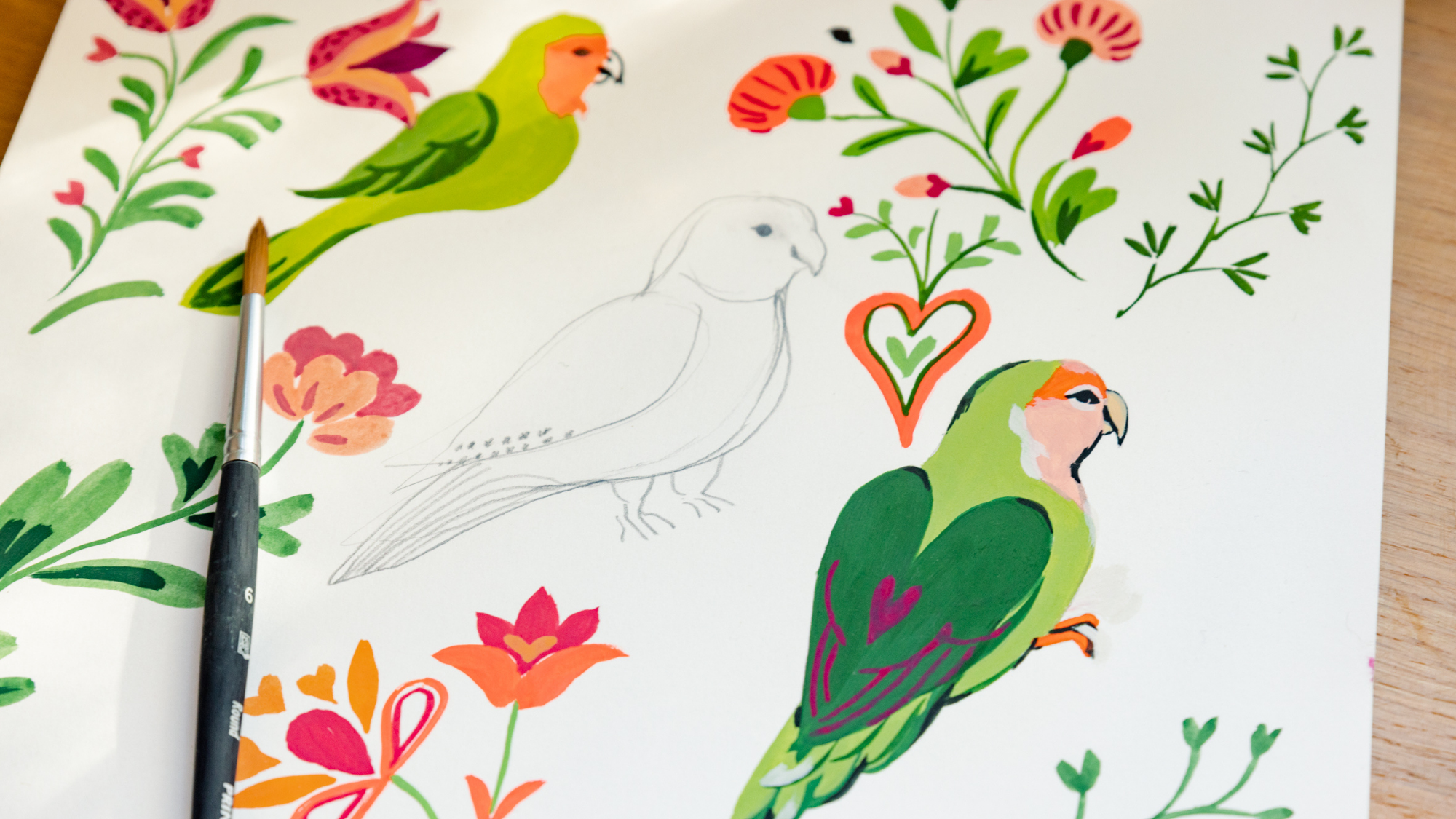 Behind The Print: Lovebirds