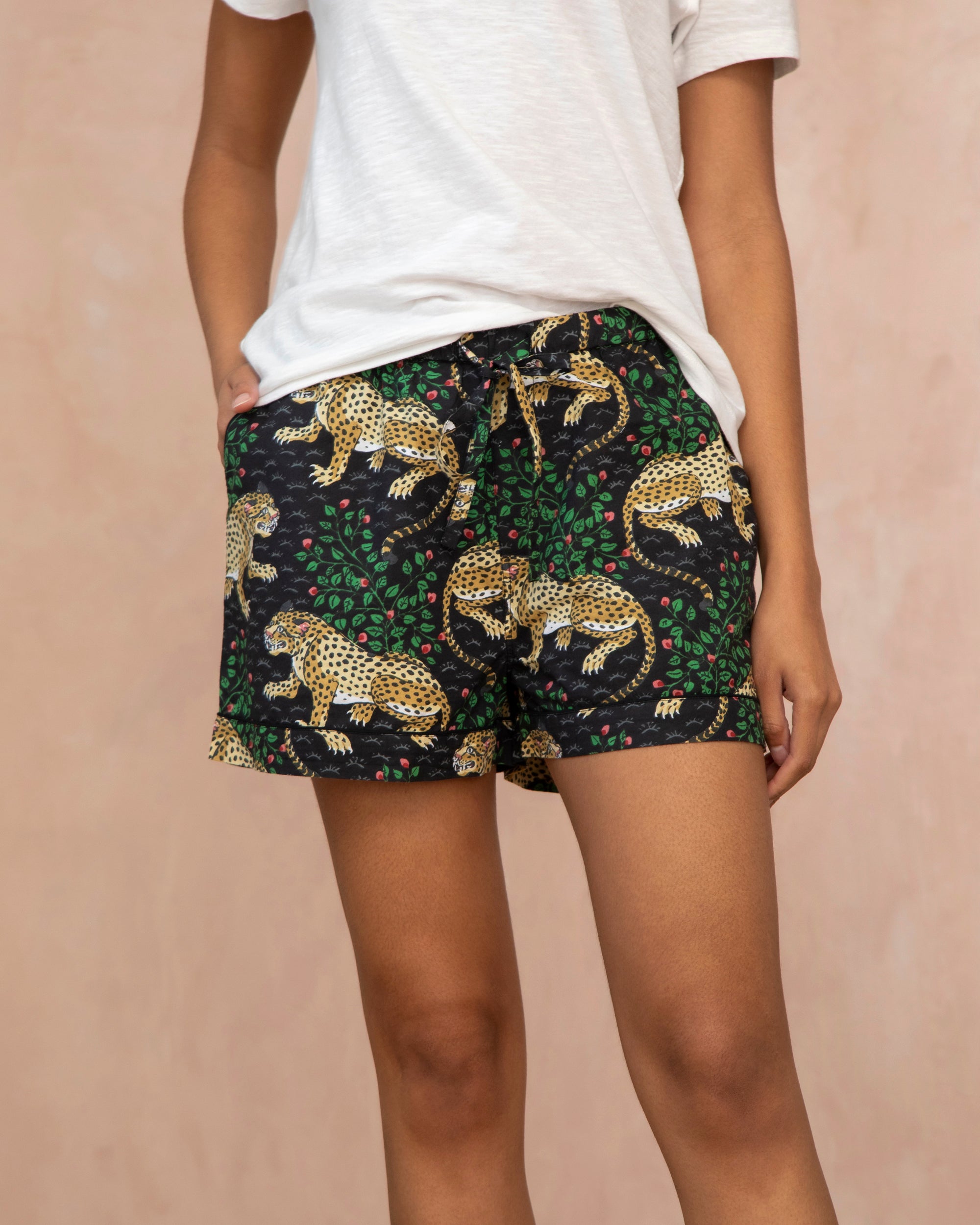 Bagheera - Pajama Shorts - Ink - Printfresh
