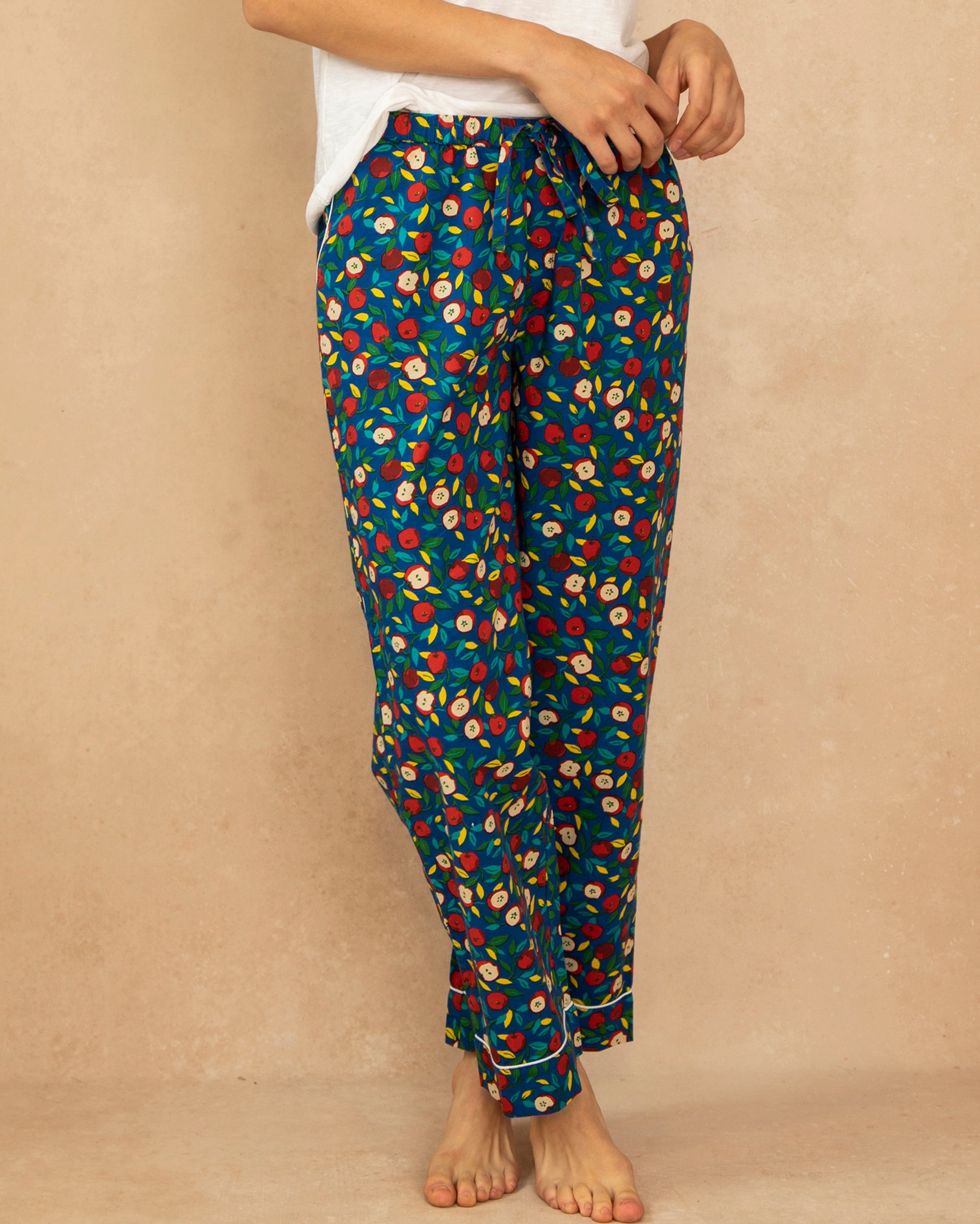 Red Delicious - Pajama Pants - Azure - Printfresh
